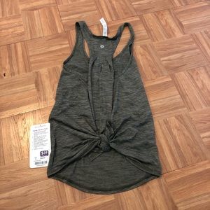Lululemon tie back tank